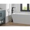 Delta Ara Single Handle Floor Mount Channel Spout Tub Filler Trim with Hand Shower T4768-BLFL - alternate 4
