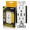Faith USB Receptacle Outlet White, 15A 30-Watt with 2 Type C, 1 Type A USB Charger UC2A1-15A6A - alternate 1