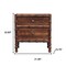 Homeroots 23" Brown Solid Wood One Drawer Nightstand 701712 - alternate 4