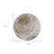 Homeroots 8' Taupe Gray And Brown Round Abstract Washable Indoor Outdoor Area Rug 582808 - alternate 6