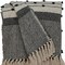 Homeroots 52" X 67" Beige and Black Woven Wool Throw Blanket 478516 - alternate 4