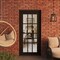 Vdomdoors Front Exterior Prehung Metal-Plastic Door Clear Glass / MANUX 8355 Matte Black / Office Commercial MANUX8355EXD-BLK-W36xH80-RH-I - alternate 3