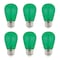 Westinghouse 2W 40W Eq. Green S14 Filament LED Light Bulb, Medium Base, 6PK 5333020 - alternate 1