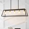 Jonathan Y Floyd 38" 5-Light Bohemian Farmhouse Iron Adjustable LED Pendant, Black/Brass Gold JYL7521D - alternate 8