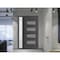 Vdomdoors Front Exterior Prehung Metal-Plastic Door, Manux 8113 Antracite Grey, Side Sidelite Transom, Office MANUX8113EXD-ANT-W36+14xH80-LH - alternate 3