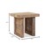 Homeroots 20" Brown Solid Wood Square End Table 379816 - alternate 6
