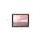 Homeroots Pink Beach Emotions Black Framed Print Wall Art 530026 - alternate 2