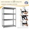 Shuntong Atlas 4-Tier 48 in.W x 24 in.D x 72 in.H Heavy Duty Garage Shelving Unit Load 12000 Lbs, Gray Vein ATLAS482472-4G3000 - alternate 4