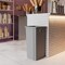 Regal Altair 23 Gallon Square Gray Plastic Trash Can, Vent Channel Design ZR-TC-100-SQ23GR - alternate 3