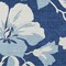 Homeroots 8' X 10' Navy Blue Denim Blue And Ivory Floral Washable Indoor Outdoor Area Rug 589557 - alternate 6
