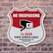 Signmission No Trespassing Shield Sign 24 Hour Video, 6 inch X 6 inch, Plastic Sign, 2PK SHI-P-2PACK-6-420 - alternate 2