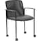 Boss Mesh Guest Chair with Casters, Black B6909R-CS - alternate 1
