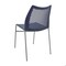 Flash Furniture HERCULES Navy Stack Chair with Air-Vent Back, Non-Sled Base and Gray Powder Coated Metal Frame RUT-NC498-NV-GG - alternate 6