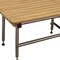 Homeroots 18" X 48" Brown Teak Rectangular Shower Bench 549369 - alternate 3