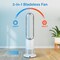 Simple Deluxe 34 Inch Bladeless Tower Fan with Remove, Heater and Fan Combo for Indoor Use, Cooling Oscillating F HIFANXBLALES34WS01 - alternate 6