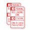 Signmission No Parking Bus Loading Zone No Entacionamiento Bus De C, 18'' X 24'', Heavy Gauge Aluminum, 2PK A-1824-2PACK-23756 - alternate 1