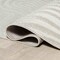 Jonathan Y Maribo High-Low Abstract Groovy Striped Cream/Ivory 3 ft. x 5 ft. Indoor/Outdoor Area Rug SCN103A-3 - alternate 3