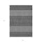 Homeroots 9' X 12' Gray Silver And Charcoal Tribal Washable Indoor Outdoor Area Rug 582570 - alternate 6