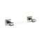 Amerock Glacio Clear/Brushed Nickel Contemporary 8 in. 203 mm Towel Bar BH36065CG10 - alternate 1