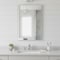 Homeroots 38" Silver Aluminum Framed Bathroom Vanity Mirror 719487 - alternate 2
