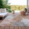 Homeroots 3' X 5' Brown Ivory And Gray Abstract Washable Indoor Outdoor Area Rug 617407 - alternate 6