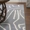 Jonathan Y Alcina Modern Scandinavian Graphic Lines High-Low Blue/White 3 ft. x 5 ft. Area Rug SND102D-3 - alternate 4