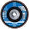 Pferd 5'' x 5/8-11 Thd. POLIFAN Flap Disc - CO-FREEZE SG INOX, Ceramic oxide, 36 Grit, Flat 61085 - alternate 3