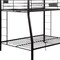 Homeroots Black Twin Over Full Bunk Bed 285321 - alternate 3