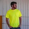 Dome75 Short Sleeve Shirt, Enhanced Visibility, Polyester, HiVis Yellow, SM DSS1401 - alternate 4