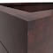 Leisuremod Oasis Modern Rectangular Fiberglass & MgO Clay Planter Box with Cover, Weather-Resistant OP14BR - alternate 2