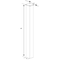Mail Boss In-Ground Mailbox Post, Black, 14-Gauge Galvanized Steel, 4x4 805950 - alternate 6