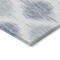 Homeroots 5' X 8' Sky Blue Ivory And Denim Blue Ikat Washable Indoor Outdoor Area Rug 589123 - alternate 5