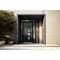 Vdomdoors Aluminum Door Cynex 6106 Dark Stone Entry Steel Metal Modern Painted W14+36+14xH80+16 Left Inswing CYNEX6106EXD-DARK-W14+36+14xH80+16-LH-I - alternate 4