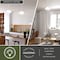 Vaxcel Huntley 1 Light Satin Nickel Farmhouse Schoolhouse Pendant White Glass P0244 - alternate 5