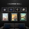 Fab Glass And Mirror Double Panel Acrylic Floating Wall Frame Size: 28in x40 for Art 24in x36in Chrome F2AC3M28X40CH - alternate 3