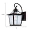 Homeroots Antique Bronze Terrarium Shape Wall Light 398644 - alternate 3