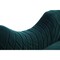 Homeroots 83" Green Velvet Curved Sofa With Gold Legs 480903 - alternate 4