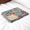 Homeroots 50" X 70" Pink Gray and Blue Kantha Cotton Floral Throw Blanket with Embroidery 328225 - alternate 5