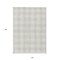 Homeroots 10' X 14' Ivory And Beige Plaid Washable Indoor Outdoor Area Rug 595408 - alternate 5