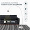 Leisuremod Arco Arched Floor Lamp 75.6in Height with White Round Marble Base and Metal Dome Lamp Shade, Silver ALWH-SL-13SL - alternate 6