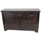 Homeroots 60" Brown Solid Wood Seven Drawer Triple Dresser 489217 - alternate 1