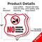 Signmission No Smoking Shield Sign No Smoking Eating, 12 inch X 12 inch, Aluminum Metal Sign, 2PK SHI-A-2PACK-12-400 - alternate 4