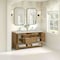 James Martin Vanities Breckenridge 60" Dbl Vanity, Light Natural Oak, w/3 CM Siberian Silestone Top w/FreePower WirelessCha 330-V60D-LNO-FSFR - alternate 5