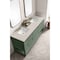 James Martin Vanities Breckenridge 72" Double Vanity, Smokey Celadon, w/ 3 CM Siberian Silestone Top 330-V72-SC-3SFR - alternate 5