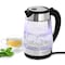 Megachef 1.8 Quart Glass and Stainless Steel Electric Tea Kettle in Silver MG-LT1710 - alternate 1