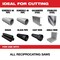 Milwaukee Tool 9" 8 TPI Torch Cast Iron Nitrus Carb, 3PK 48-00-5362 - alternate 4