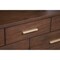 Homeroots 60" Walnut Solid Wood Seven Drawer Double Dresser 524122 - alternate 2