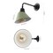 Jonathan Y Croydon 9.63" 1-Light Farmhouse Industrial Iron LED Gooseneck Arm Outdoor Sconce, Matte Olive Green JYL7612I - alternate 5