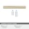 Amerock Versa 3-3/4 inch 96mm Center-to-Center Golden Champagne Cabinet Pull BP36912BBZ - alternate 3