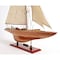 Homeroots 31" Wood Brown Endeavour Yacht Hand Painted Sculpture 402008 - alternate 2